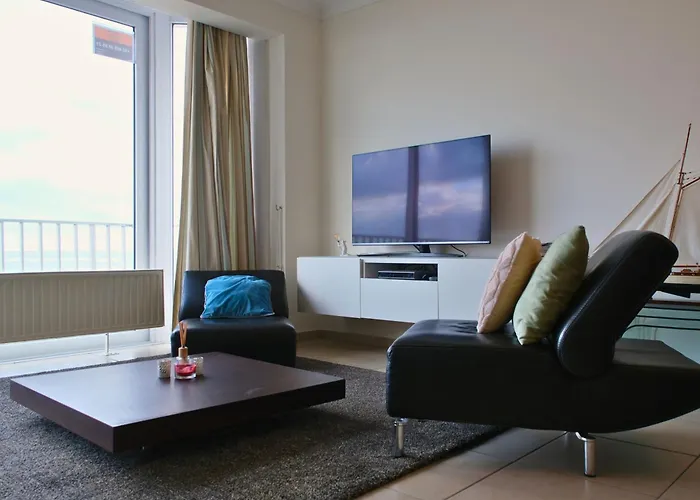 Le Channel - Appartement Moderne Vue Mer & Deux Chambres A Koksijde